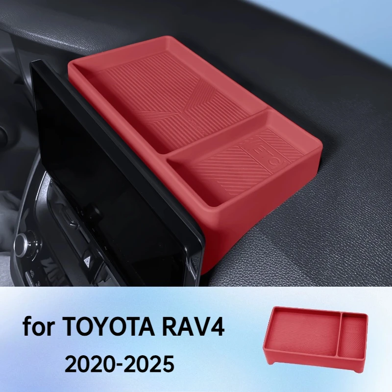 

Подходит для Toyota RAV4 XA50 RAV 4 2025 2024 2023 2022 2021 2020 Лоток для приборной панели Центральная консоль Ящик для хранения дисплея Скрытый лоток