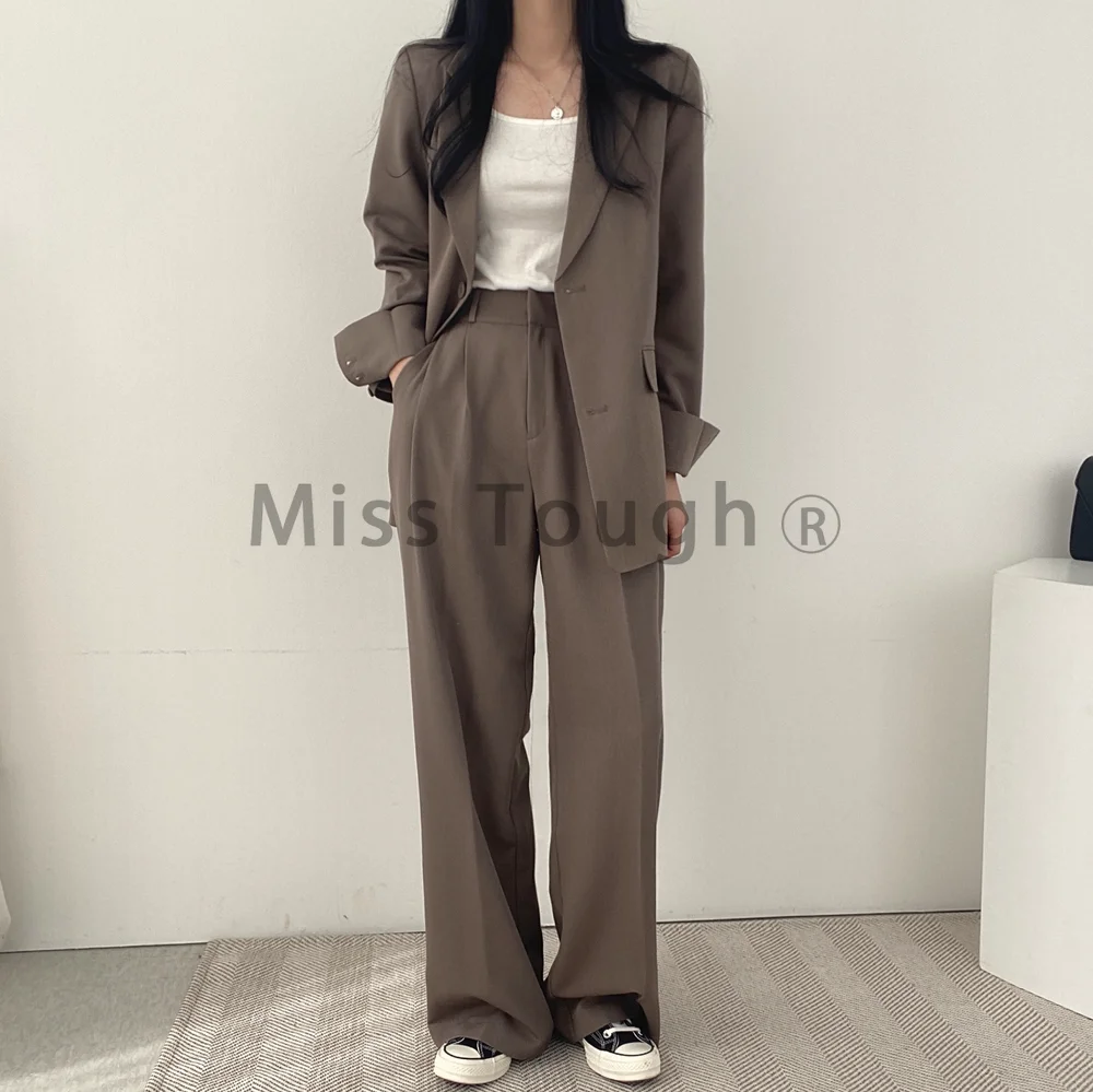 Autumn France Vintage New 2 Piece Set Women Casual Formal Blazer and Long Skirts Suit Business Suit Female Retro Style Set 2024