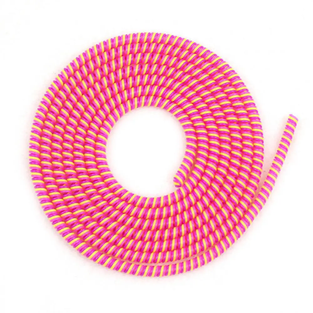 1.4m 나선형 USB 충전 케이블 코드, 이어폰 케이블 보호기 보호기 커버, 안드로이드용 와이어 와인더 케이블 보호