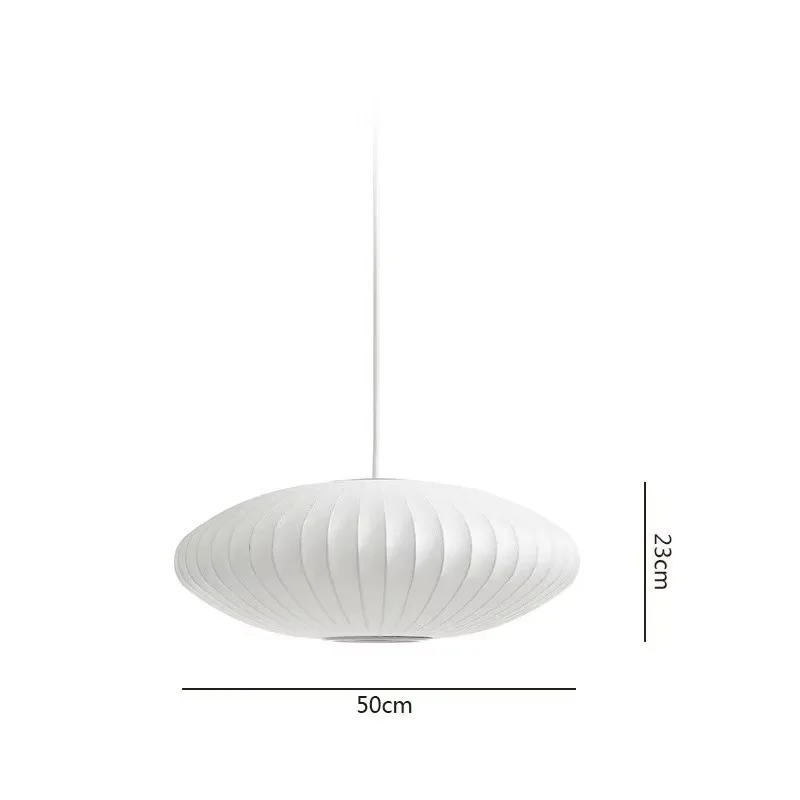 Italiaanse Zijden Doek Hanglampen Creatieve Woonkamer Hanger Hanglampen Moderne Eetkamer Lampen Decoratie Binnenverlichting