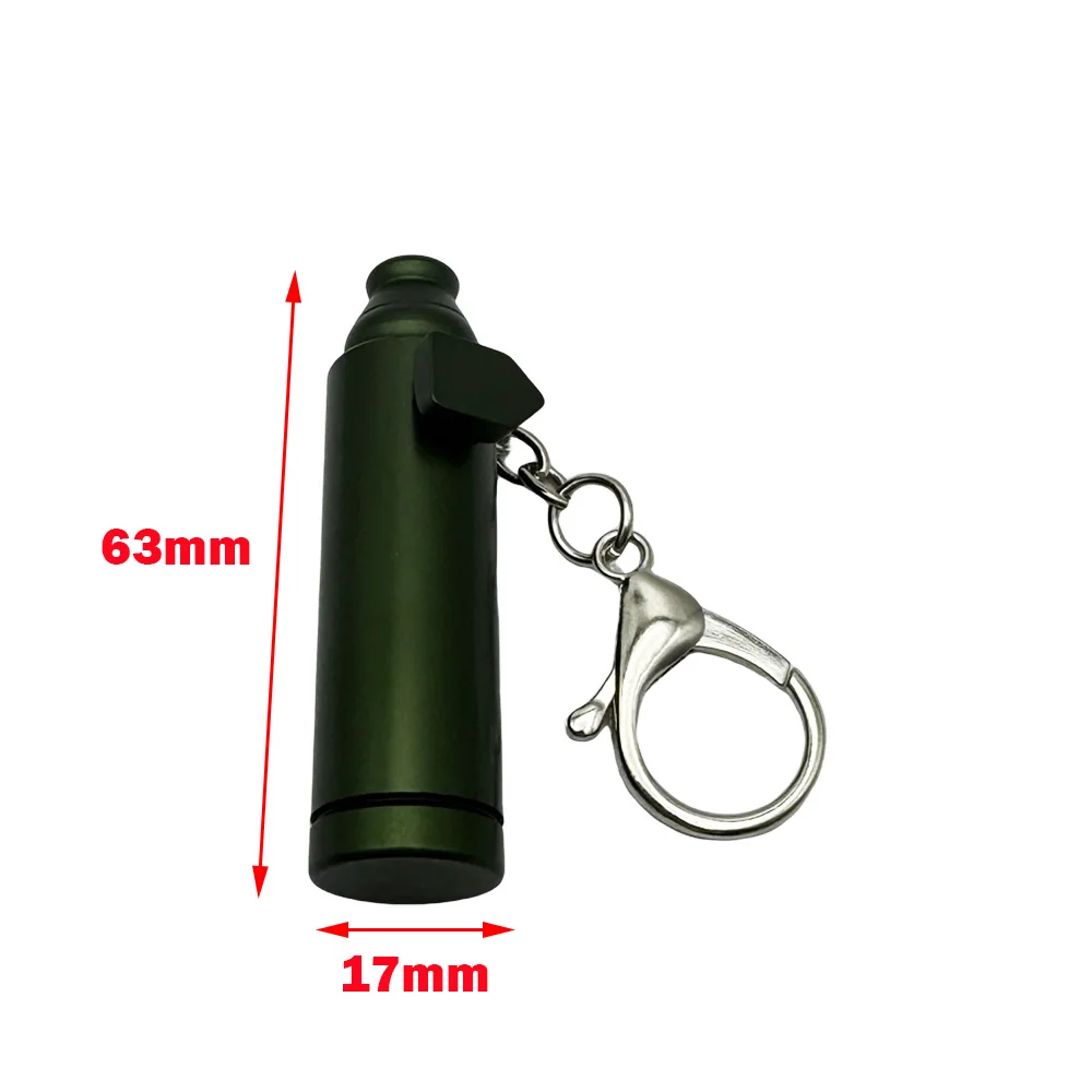 1Pcs Metal Bullet Dispenser Aluminum Alloy Portable Leak-Proof Storage Bottle for Powder Tank Accessories view 2