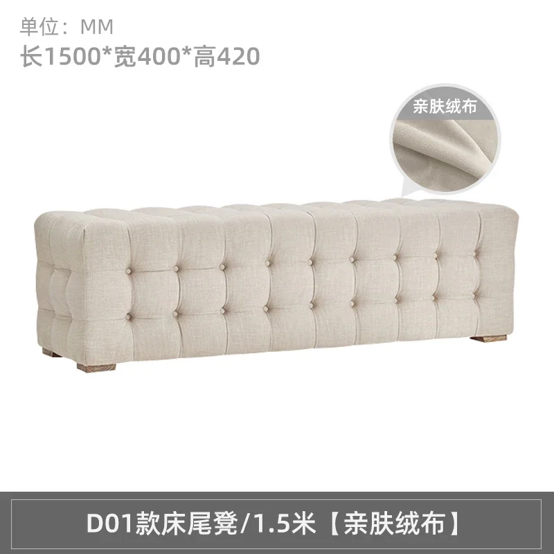 

French aft stool light luxury cream wind buckle soft bag aft stool