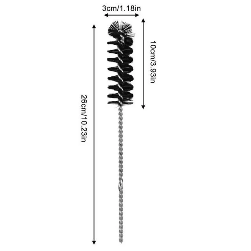 1/5pcs Auto Porta Aria Deposito di Carbonio Spazzola di Pulizia Ingresso Aria Del Motore Camera di Combustione Cilindro Setole di Nylon Spazzole Strumenti