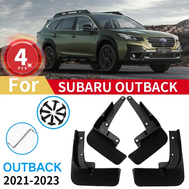 

Fender For SUBARU OUTBACK 2022 2021 2023 Mud Flaps Splash Guards MudFlaps Front Rear Wheel Mudguards 4pcs Auto Car Accessories