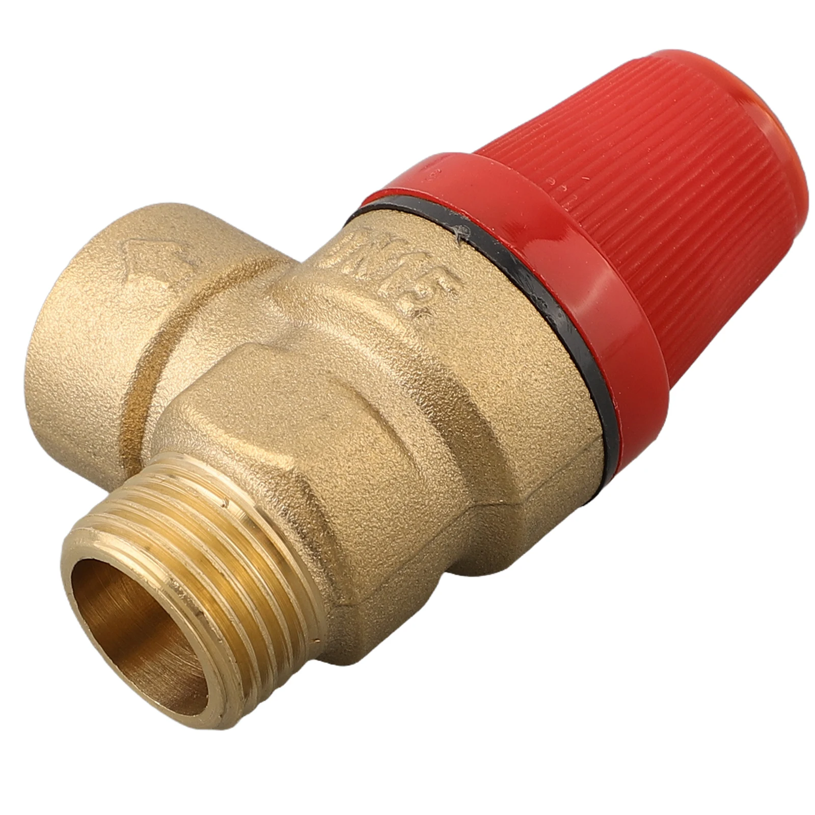 Brass Safety Valve Drain Relief Switch Inner Outer Wire For Solar Water Heater System 1/2 Inch Male Female
