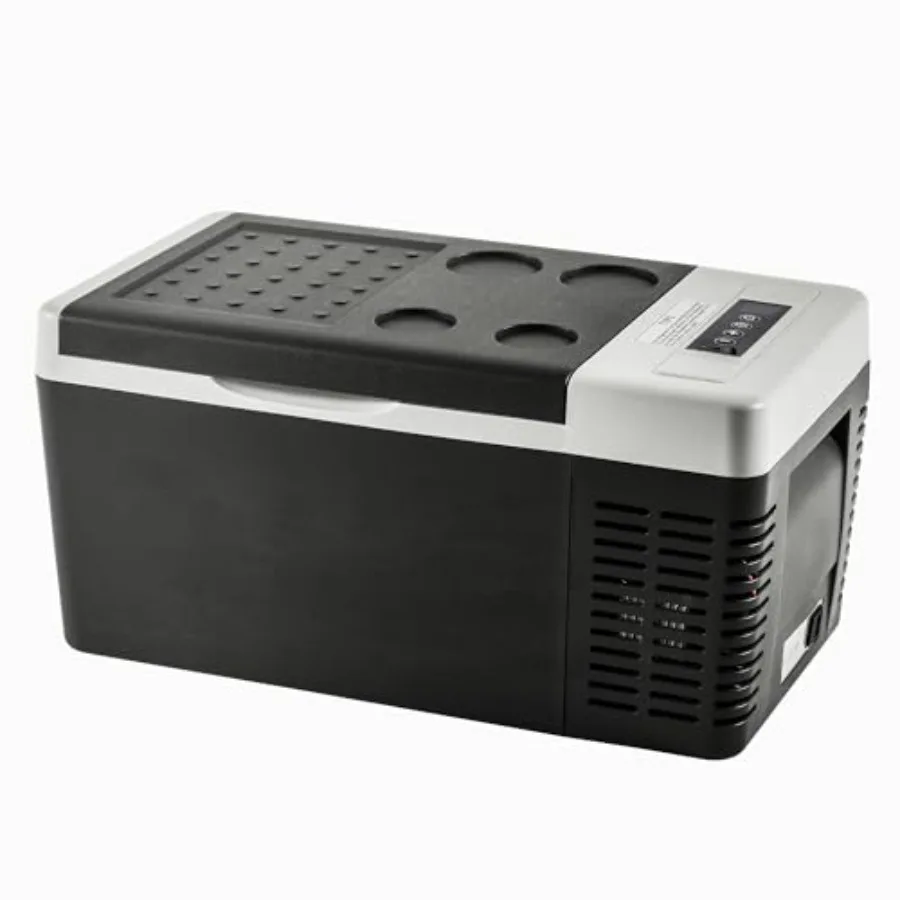 12 Volt 19QT 18L Portable Car Refrigerator Car Cooler -460 Electric Compressor Cooler 12/24V DC 110-240V AC Car Fridge for RV C