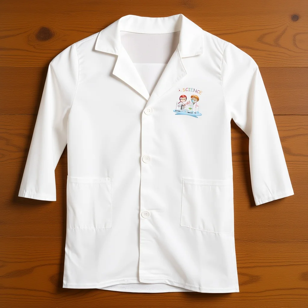 

Kids Scientist Costume Breathable Washable Lab Coat Decorative Party Kids Cosplay Outfit Boys Trench Coat Scientist Clothes