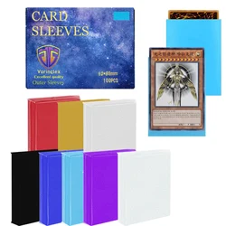 Manchons de protection conviviale rés pour cartes de jeu, housse pour cartes de sport, taille japonaise, YGO, PTCG, 62x89mm, 100 pièces