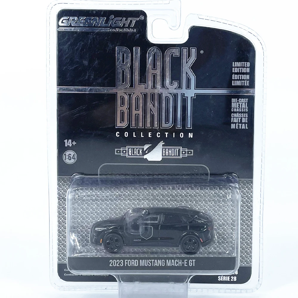Modelo de Auto de Aleación a Escala 1:64, Ford Mustang MACH-E GT 2023, Color Verde, de Colección, Juguete, Regalo, Souvenir, Adorno