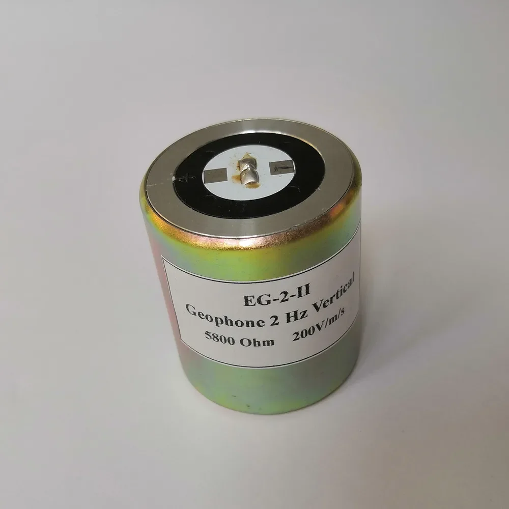 Low Frequency Geophone  2Hz Vertical EG-2-II , High sensitivity geophone , 200 V/m/s ,  Seismic Geophone 2 Hz
