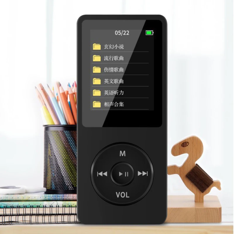 2023 New Portable 1.8 inch Color Screen Mini Bluetooth-compatible E-book Sports MP3 MP4 FM Radio For  Walkman Music Players