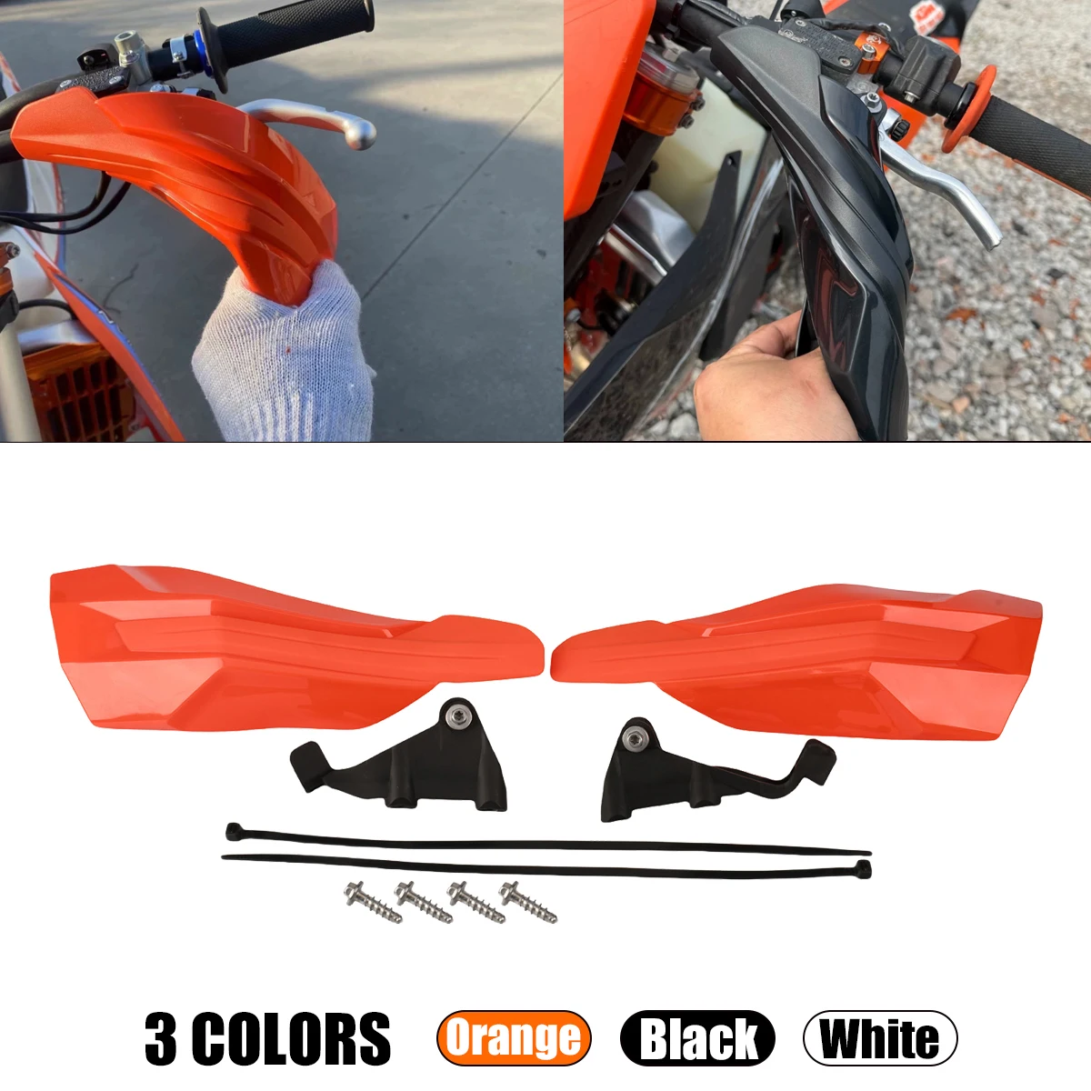 

Off Road Motorcycle Hand Handlebar Handle bar Guards Handguard For KTM 125-500 XC/XCF/XCW/SX/SXF/EXC/EXCF/TPi/6D 2014-2023