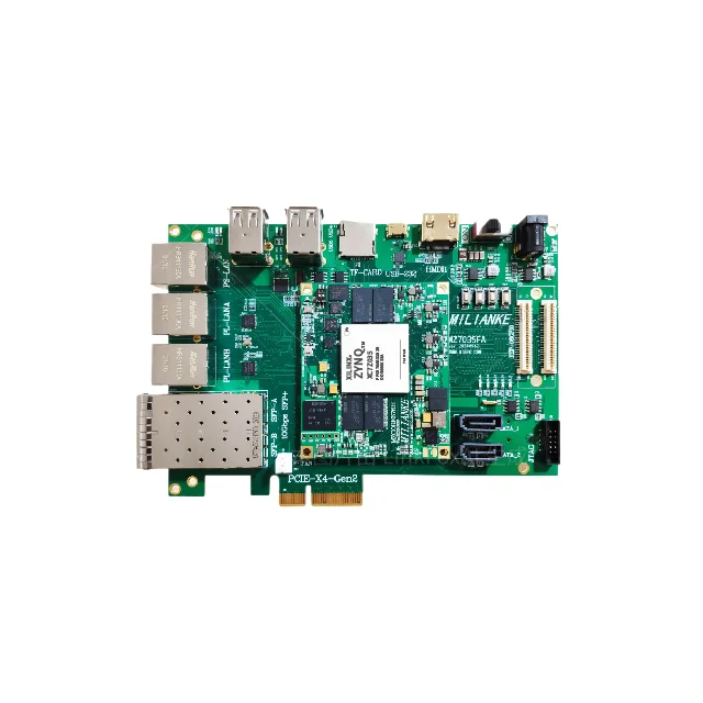 GGDX Chipboard MILINKER MLK-MZ7035FA FPGA Development Board Xilinx Zynq Dual-Core  with Triple Ethernet Ports High-Capacity
