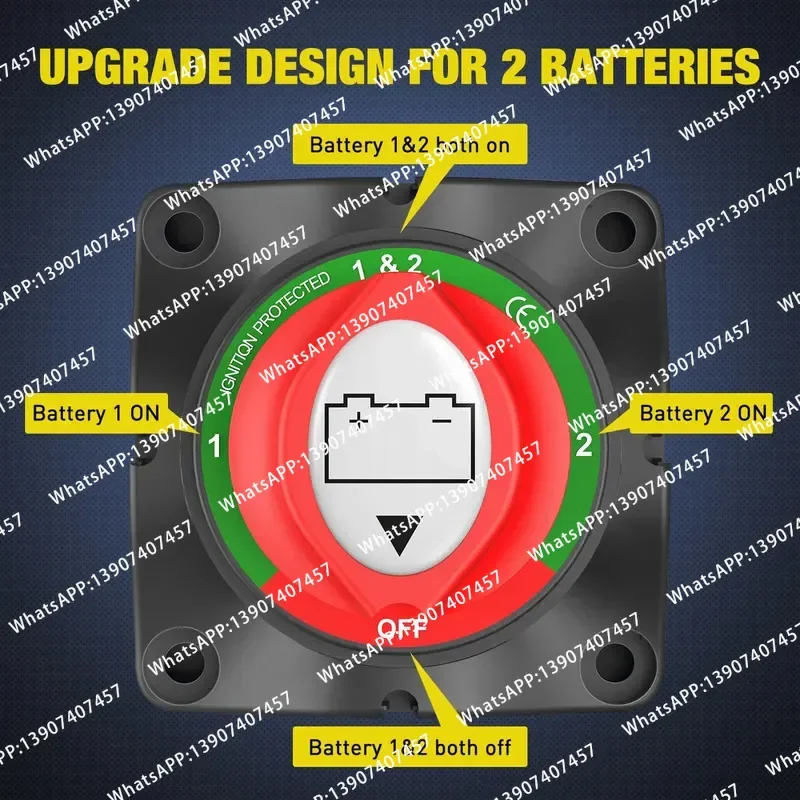 High current car battery power-off switch 3rd gear yacht modification switch battery power breaker power main switch