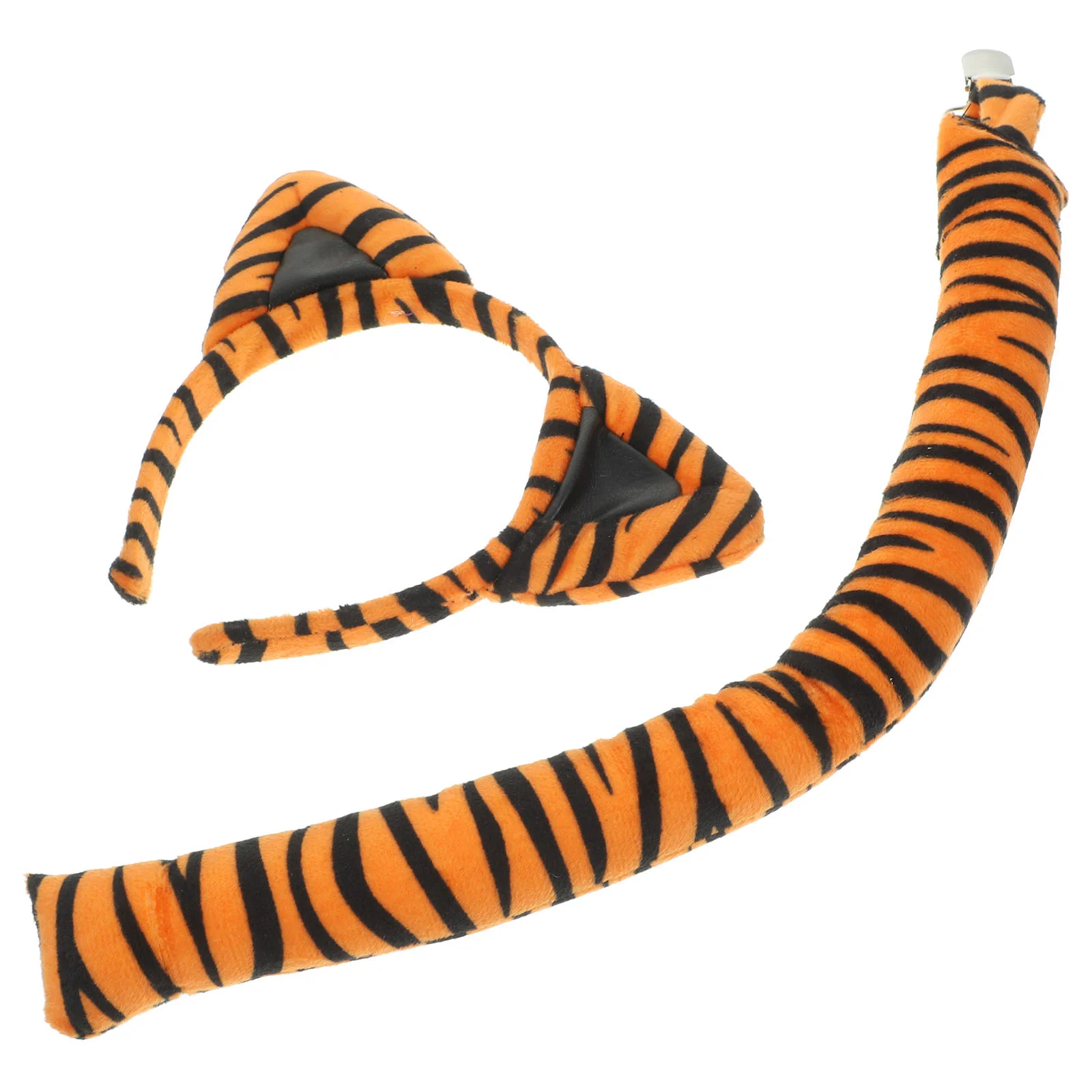 Ear Nightclub Role-playing Headdress and Tail Set (tiger Two-piece Set) Headband Animal Plush Fabrics Party Ears for up