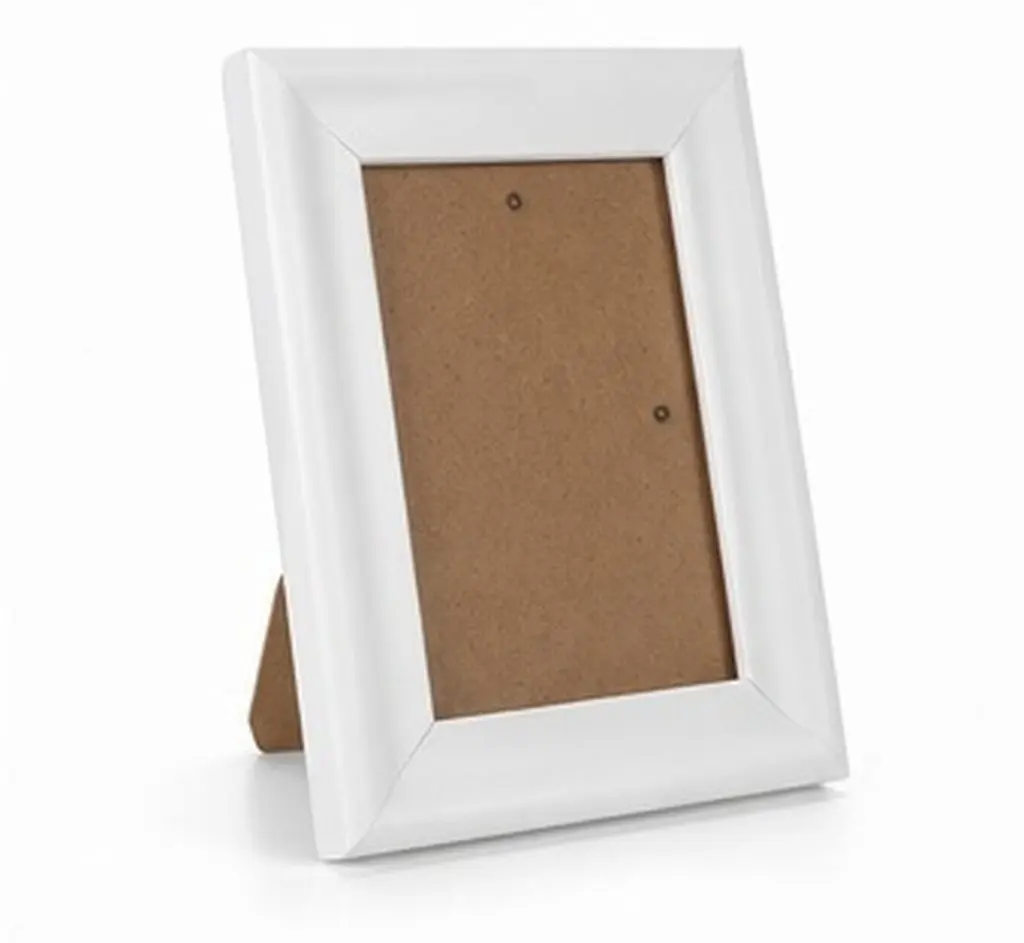 Solid Wood 6 Inch Photo Frame Elegant Timeless Tabletop Display Stand for Family Pet Office Desk Decor Vintage Rustic Wooden