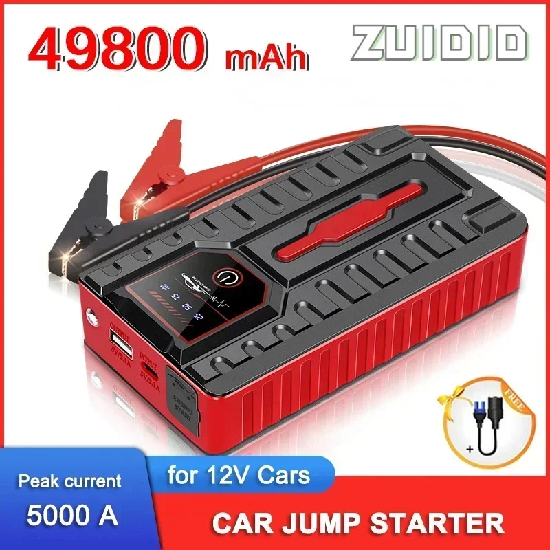 12V Car Booster Jumper Starter Portable Power Bank 20000mAh Battery Charger Starting Device For Petrol Diesel Cars Powerbank