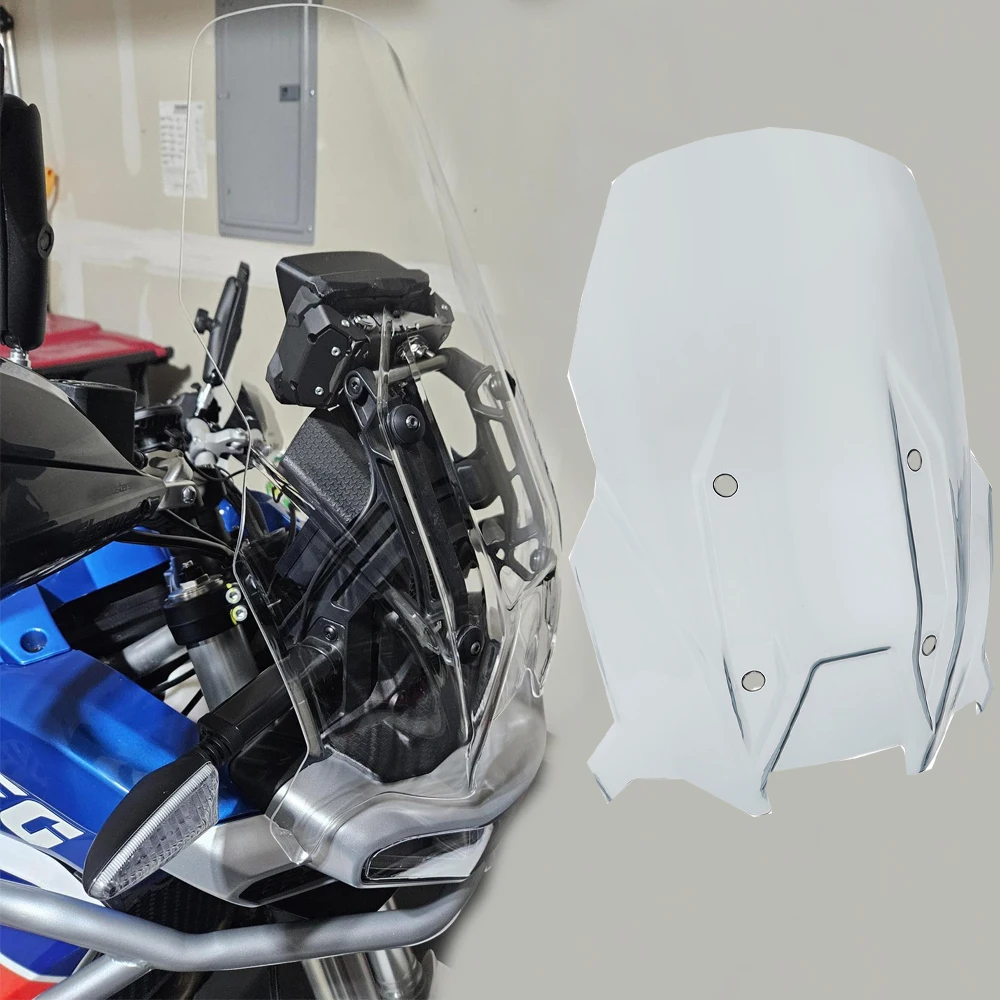 

Motorcycle Windshield Windscreen Touring Screen Wind Deflector Fairing Accessories for Aprilia Tuareg 660 2022 2023 2024 Viser