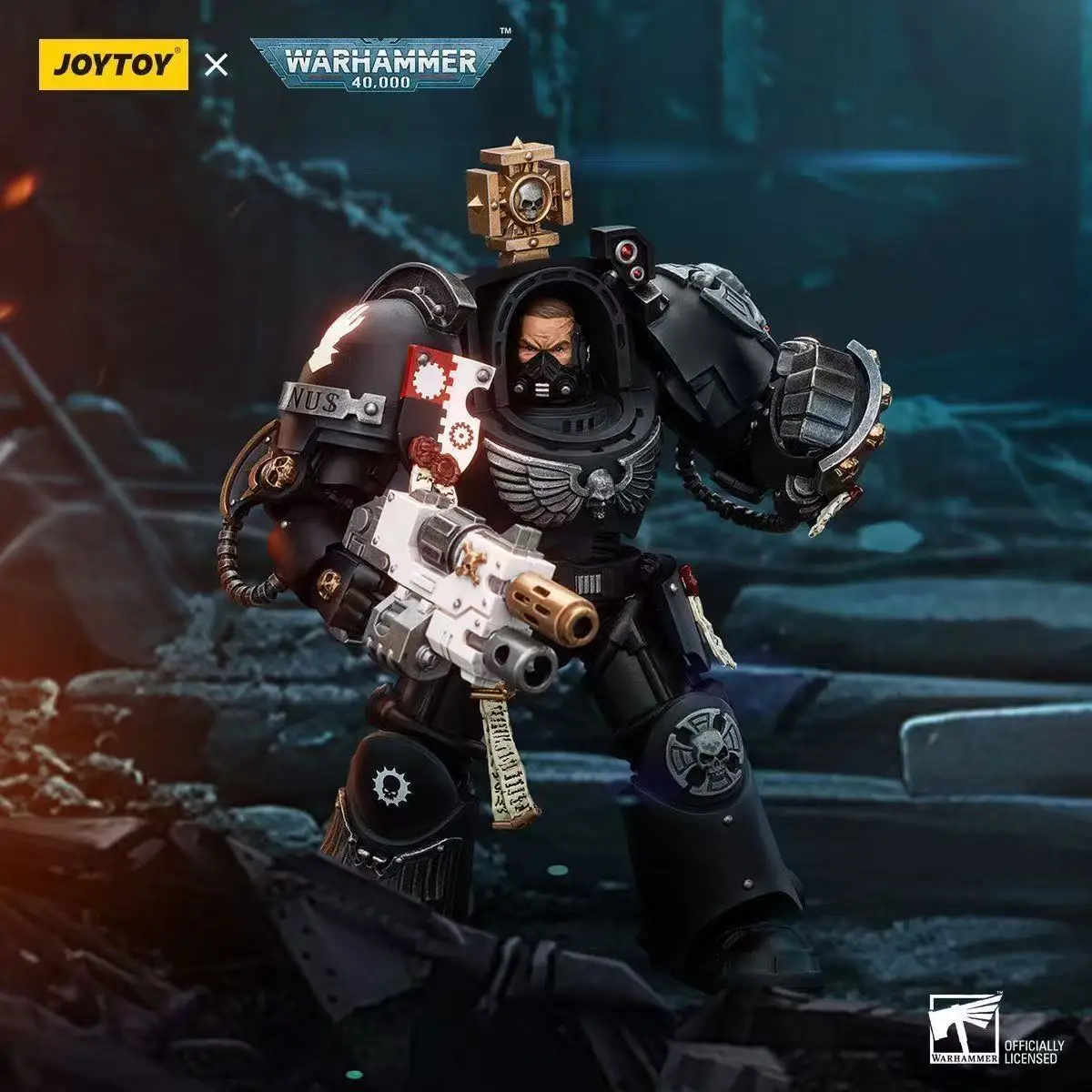 

[В НАЛИЧИИ] JOYTOY Warhammer 40K 1/18 Фигурка Железные руки Капитан в Терминаторе Коллекция Броней Аниме Модель Игрушки