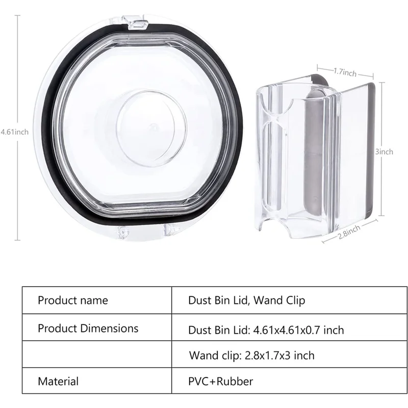 Крышка пылесборника A44T для пылесоса Dyson V7 V8 SV10 SV11, ведро для пыли, сменные аксессуары, держатель, зажим для хранения палочки