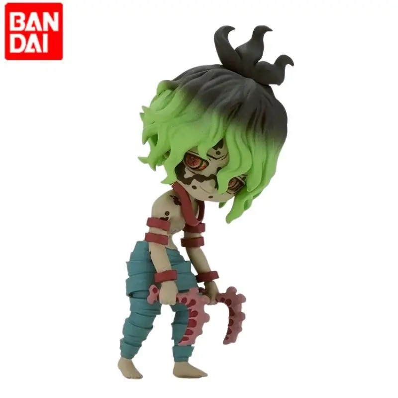 반다이 반프레스토 Qposket 악마 슬레이어 Kamado Nezuko Daki Giyuutarou 피규어 모델 정품 데스크탑 장식 장난감 선물 귀여운 인형