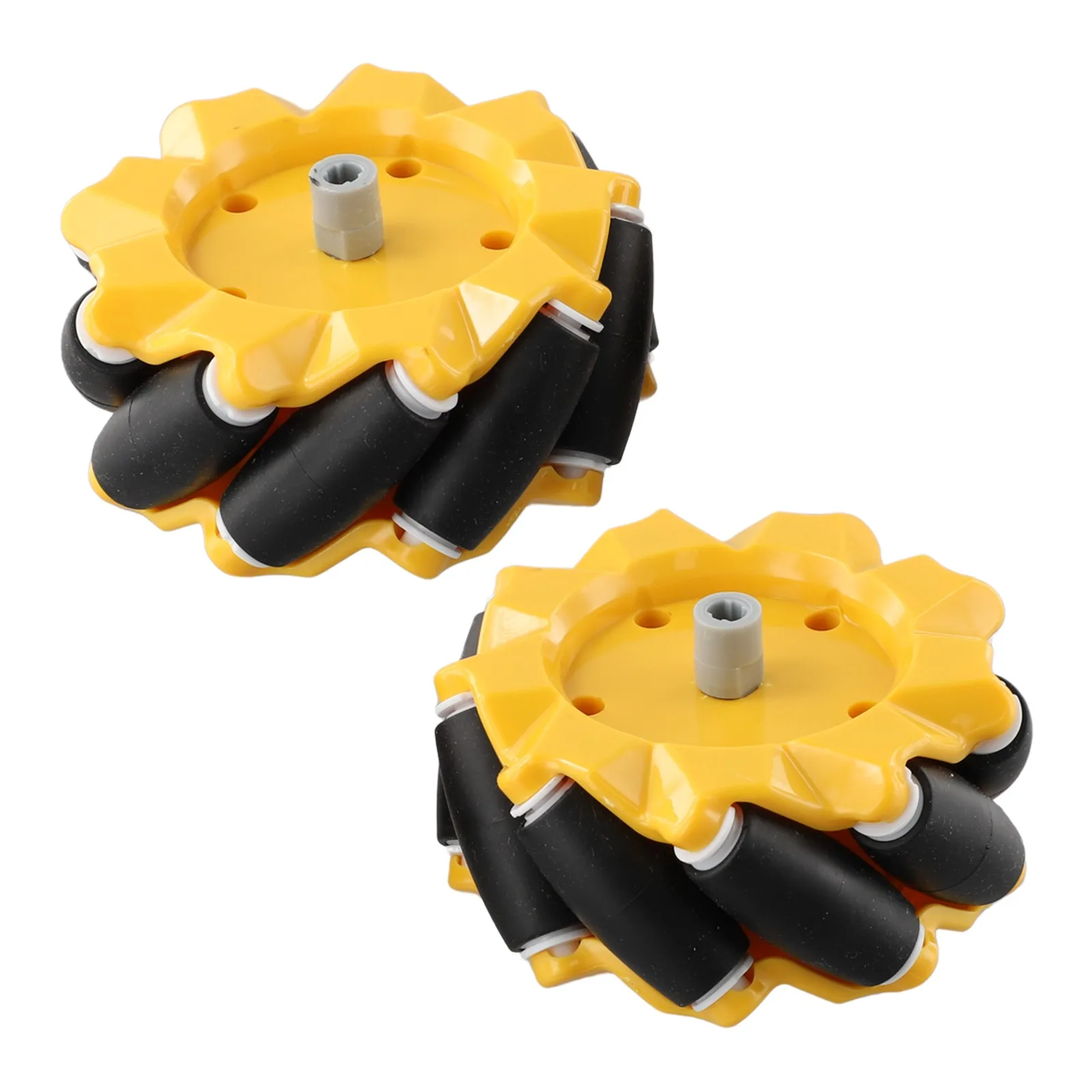 2pcs Omnidirectional Wheel Left + Right Wheel For Mecanum Wheel 48mm Omnidirectional Wheel DIY Smart Robot Car Accessories
