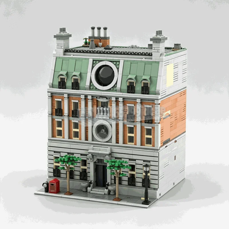 NEW 2892PCS Opening Sanctum Sanctorum Modular MOC Creative Street View Architecture Building Blocks DIY Assembly Model Toy Gift