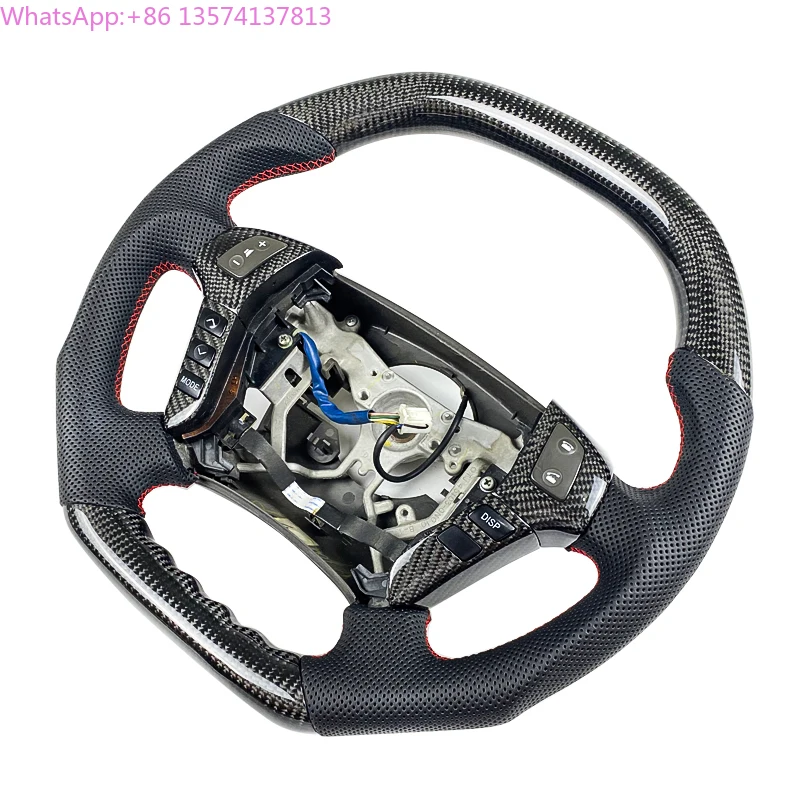 

Factory Price Carbon Fiber Steering Wheel Customizable Sport Steering Wheel for Toyota Crown 2014-2022