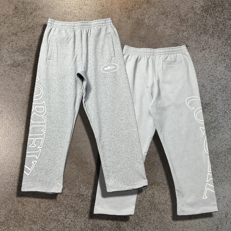 Devil's Island Retro Meichao High Street سروال كاجوال فضفاض للجنسين بنمط مطبوع عصري فضفاض مناسب