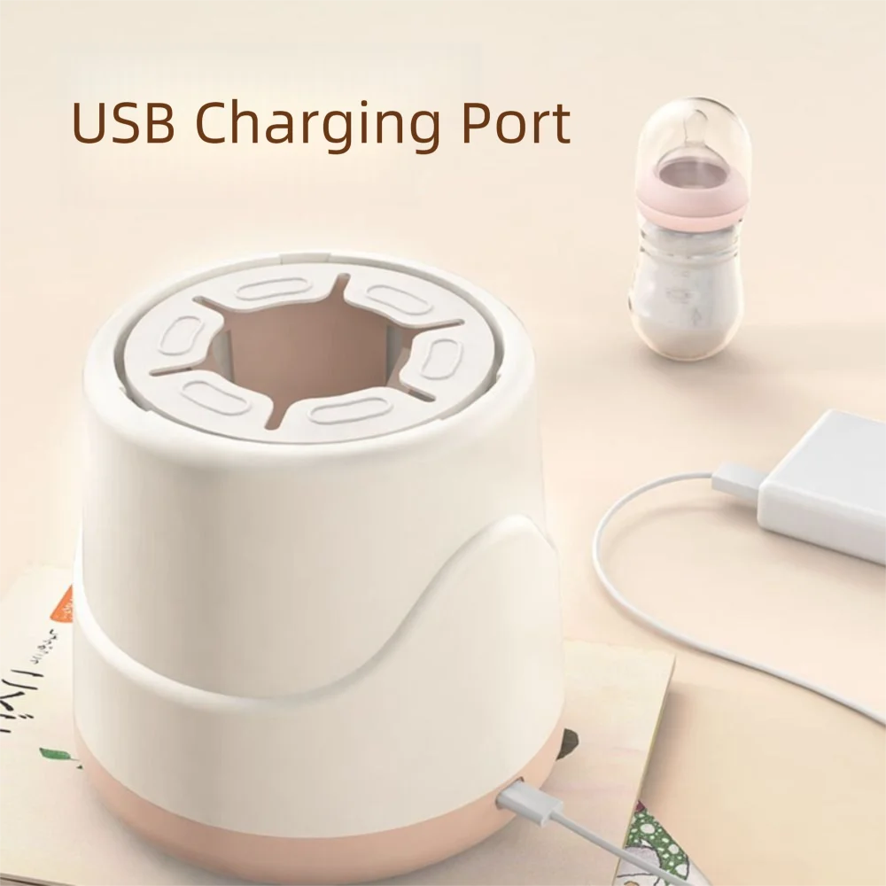 

Adjustable Electric Baby Milk Blender 3 Modes Low Noise Electric Powder Mixer Universal USB Rechargeable