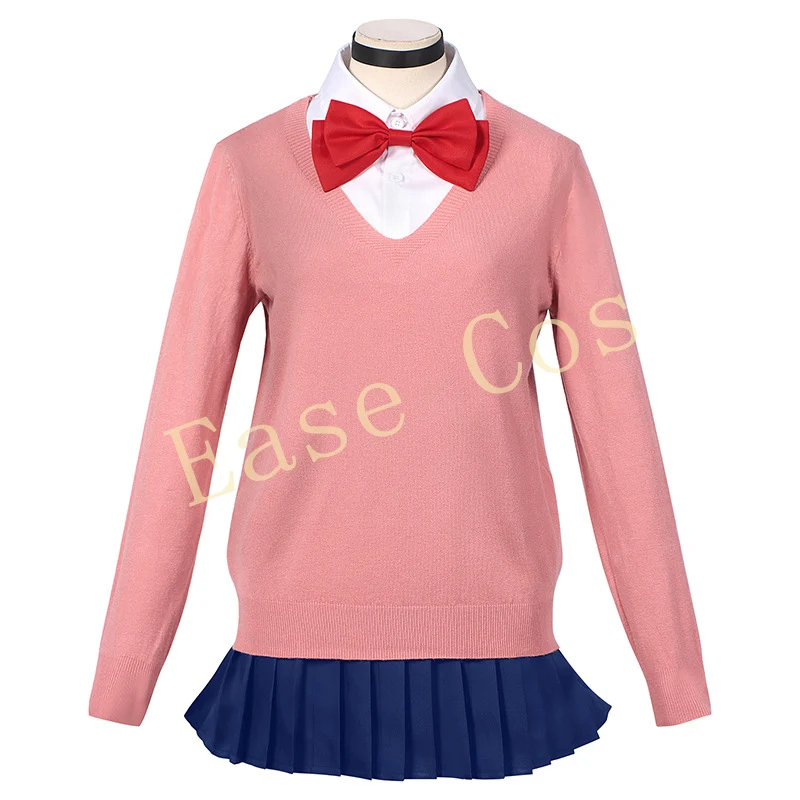 Костюм для косплея Momo Ayase, аниме Dan Da Dan, парик, костюм школьницы, юбка, женская одежда
