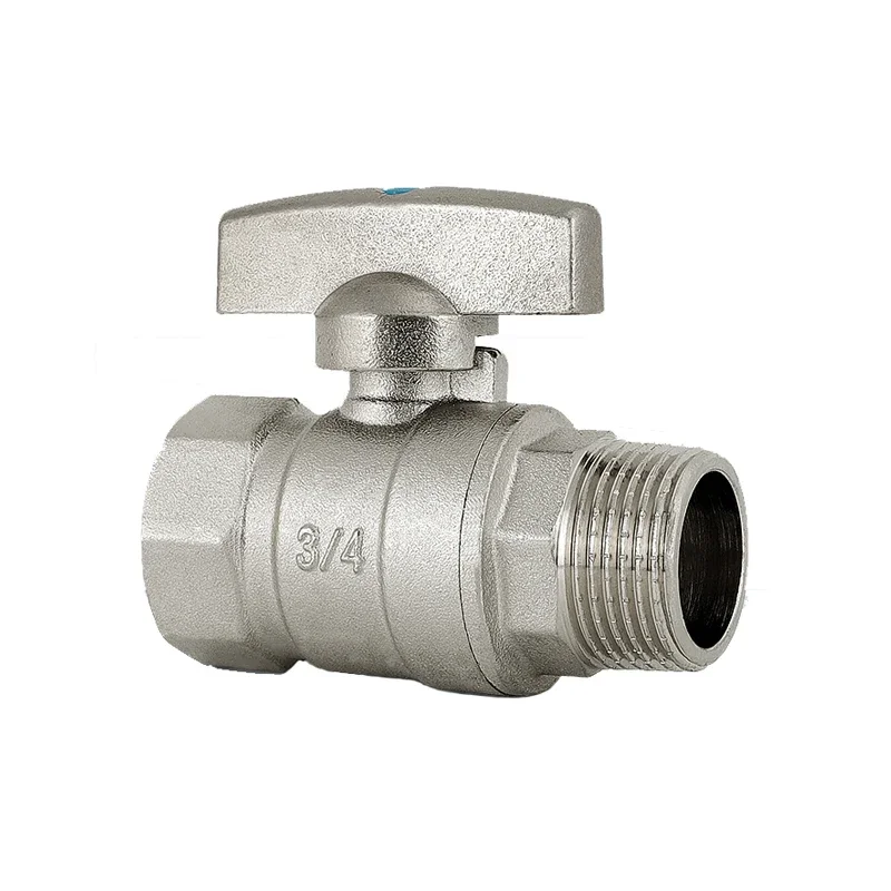 Ball Valve Female and Male Thread Solar Water Heater Tap Water Valve Switch Copper Material Rust and Corrosion Resistant