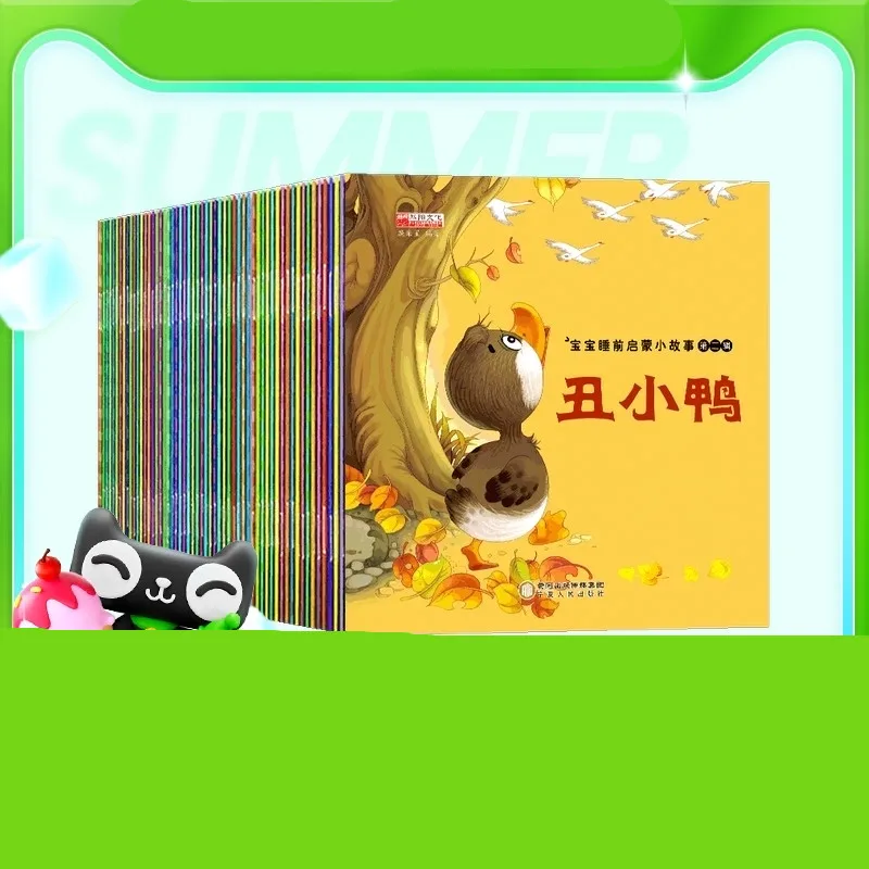 

60Pieces Chinese Comic Story Book Fairy Storybook Children's Picture Reading Book Baby Chinese Pinyin Bedtime Stories Books