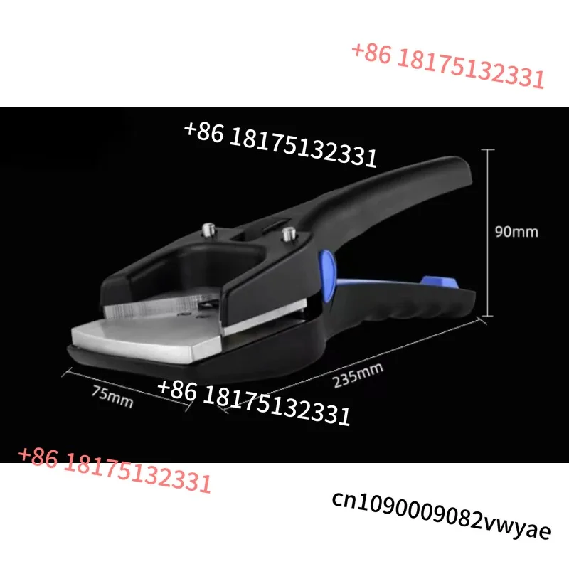 Customized! R2 corner hole punch large badge slot punch angle 2mm round punch for PVC cards, labels, photos view 2