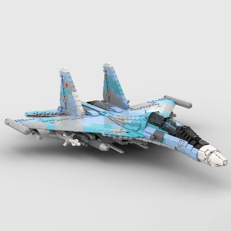

2165 шт., WW2, военный MOC, масштаб 1:35, Su-30 Flanker C, модель самолета, креативные идеи, истребитель, детская игрушка, сборка, головоломка, подарок