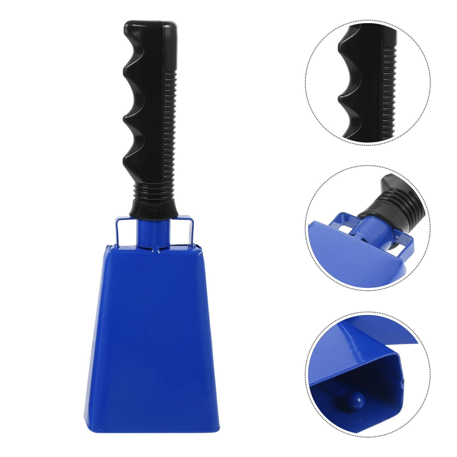 

2 Pcs Cow Bell Hand Cheering Bells Football Handle for Sporting Events Sports Noise Maker Metal Handheld