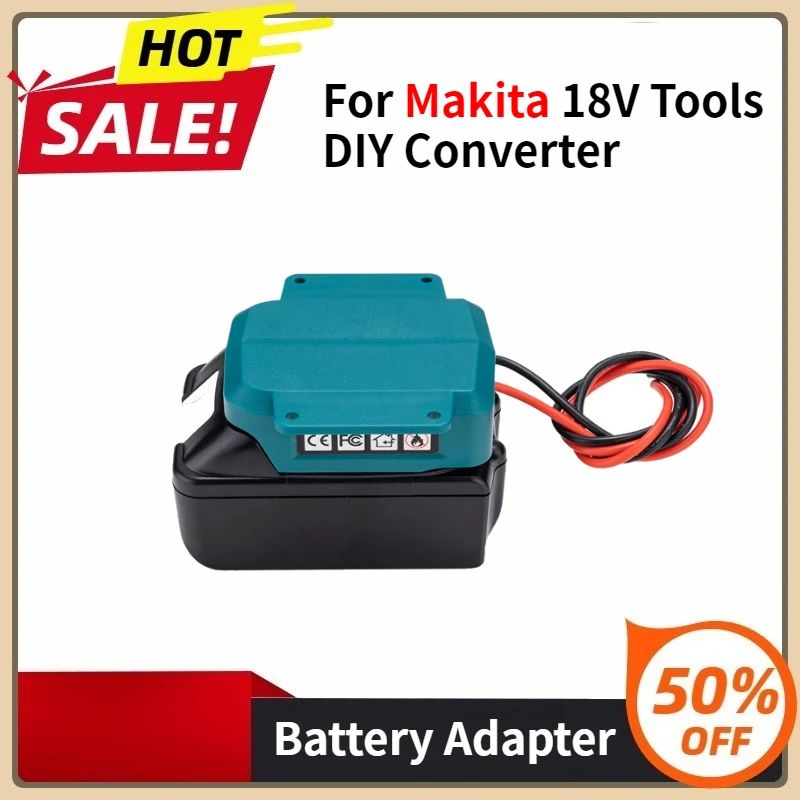 

With Output Cable BL1860 Lithium Replacement Battery Adapter for Makita 18V Tools DIY Converter