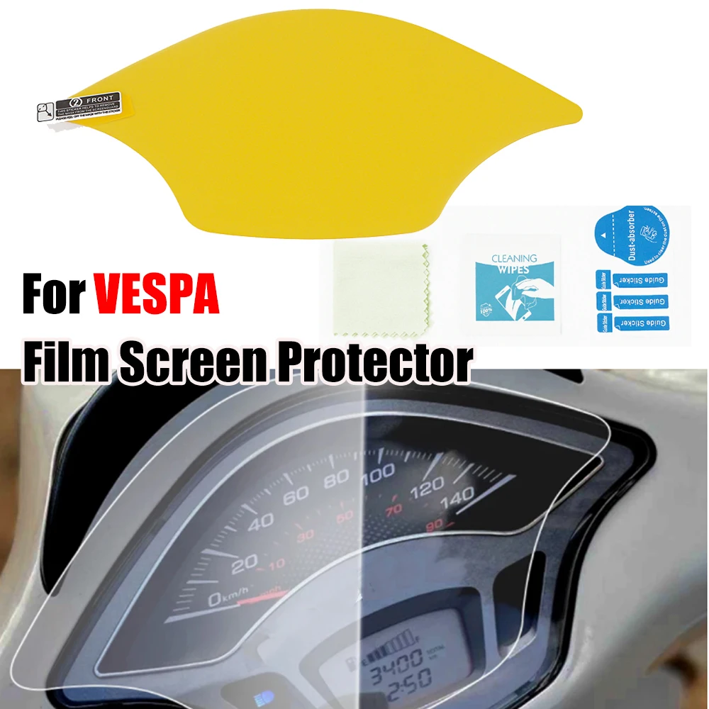 For VESPA Primavera 150 Sprint 125 GTS 250 300 Instrument Panel Speedometer Protective Film Anti Scratch Screen Protector Film