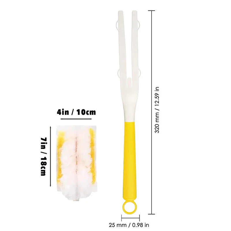 

For Furniture Blinds Fan Telescopic Rod Hair Duster Electrostatic Dust Collector Cleaning Dust Collector Suitable