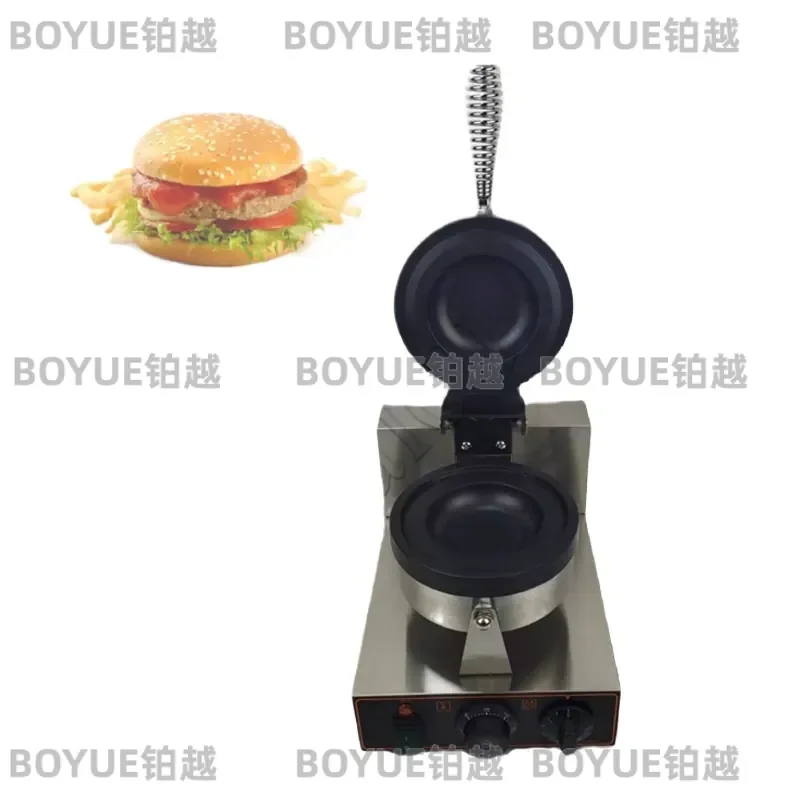 Commercial Electric Waffle Maker Ice Cream Cone Machine UFO Burger Press Panini Grill Gelato Sandwich Toaster Kitchen