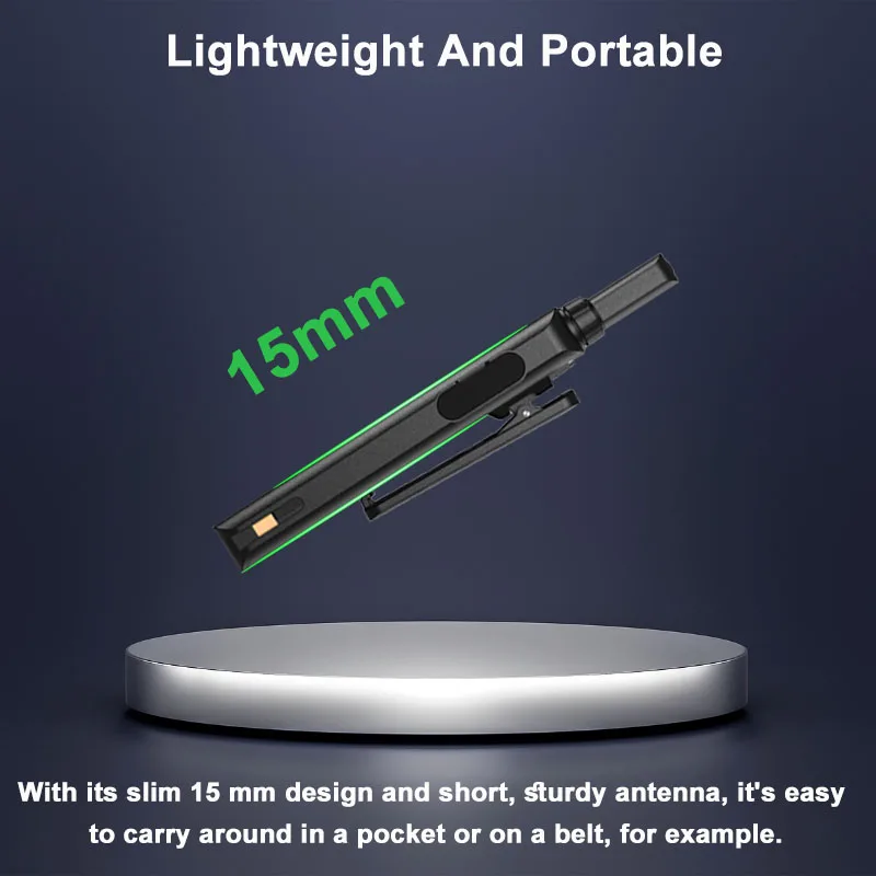 RELITAKS Two way radio include 2PCS Mini Walkie-talkies PMR446 Slim LCD Screen Rechargeable for Restaurant Boutique Store