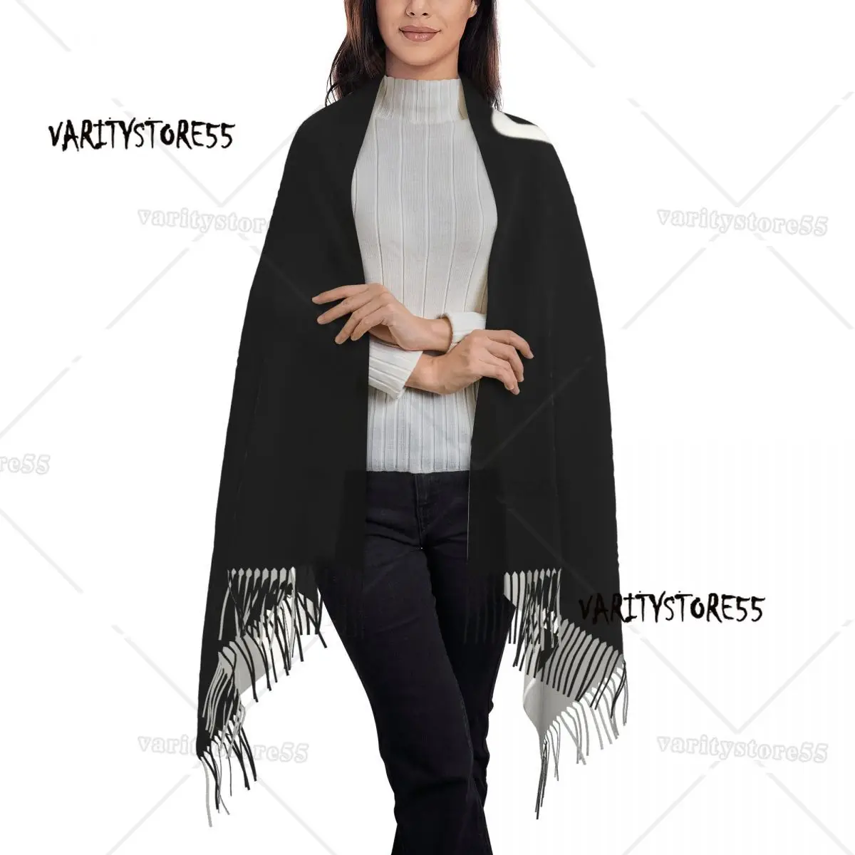 The Scotties Scarf Wrap for Women Long Winter Fall Warm Tassel Shawl Unisex Scottish Terrier Dog Scarves