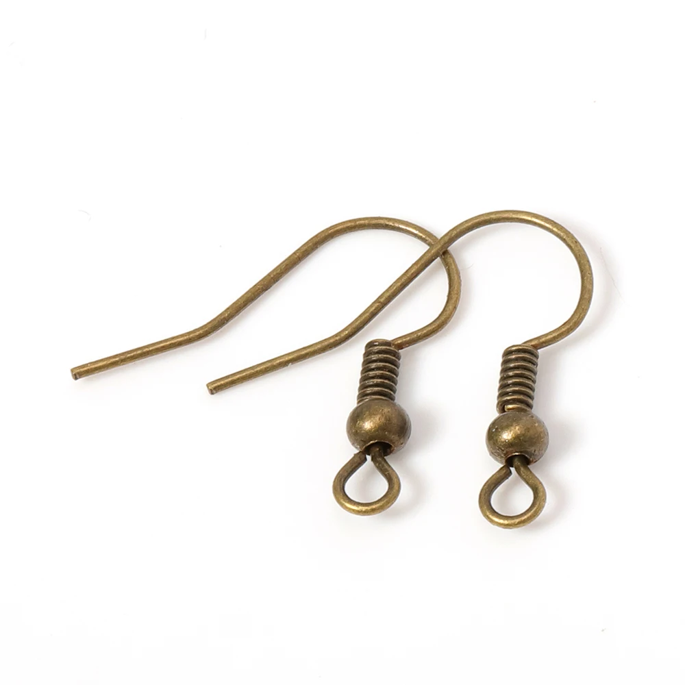 100 Stück Damen-Ohrhaken, baumelnde Ohrringe, Verschlüsse, Ohrringe, Drähte mit Perlen, Charms, Quasten für die Herstellung von DIY-Ohrschmuck