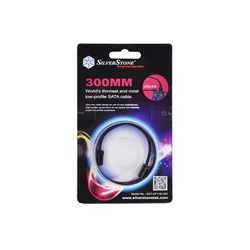 CP11 SATA 케이블 측면 90 도 각도 SATA 커넥터, 블랙 컬러, 초박형, 6 Gb/s, 30cm