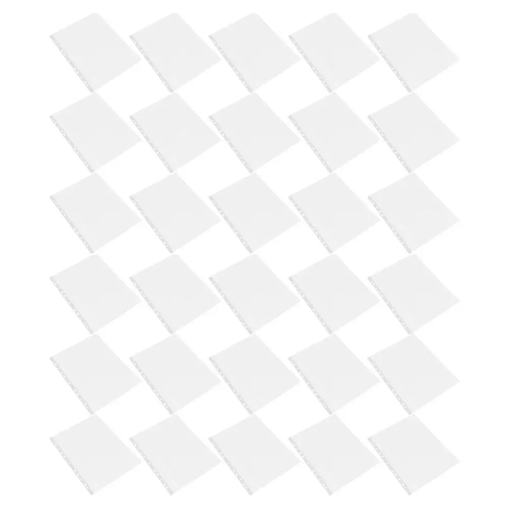 

100 шт. прозрачных пластиковых файлов-протекторов формата А4 с верхней загрузкой, сверхпрочные полипропиленовые пакеты для документов, фотографий, рецептов