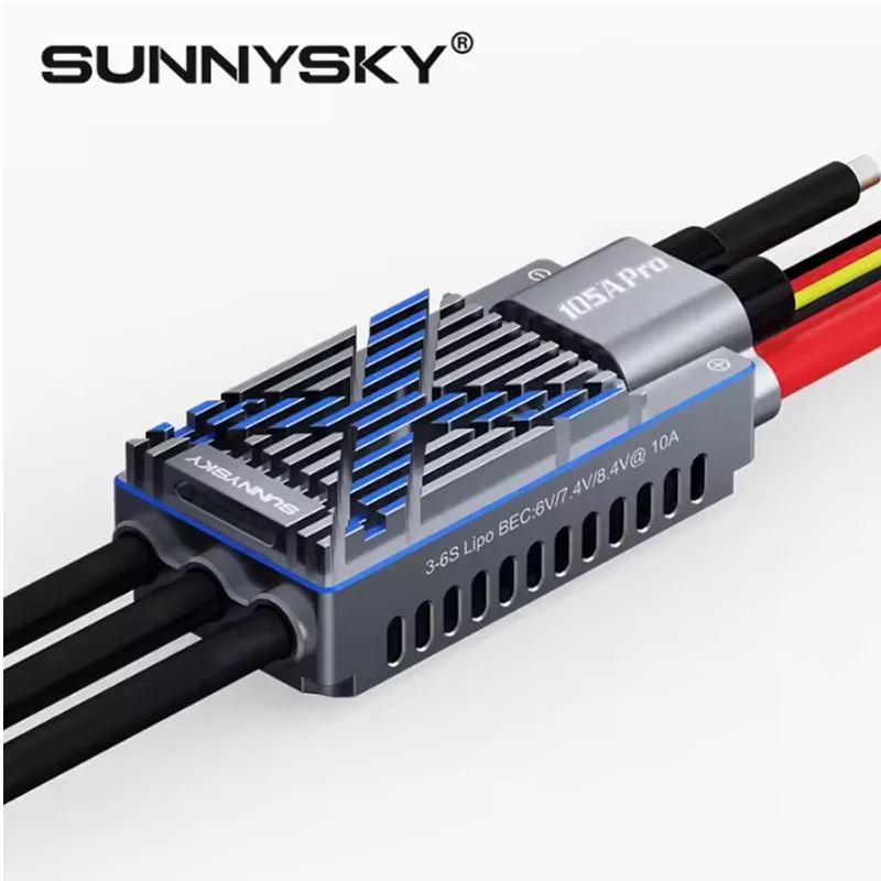 Sunnysky X105A PRO ESC Brushless Electric Speed Controller 32-bit for VTOL Fixed Wing Drone UAV FPV 3D RC Helicopter Airplane