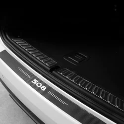 For Peugeot 508 2011 2012 2013 2014 2015 2016 2017 2018 2019 2020 2021 SW GT RXH Accessories Car Trunk Rear Bumper Logo Sticker