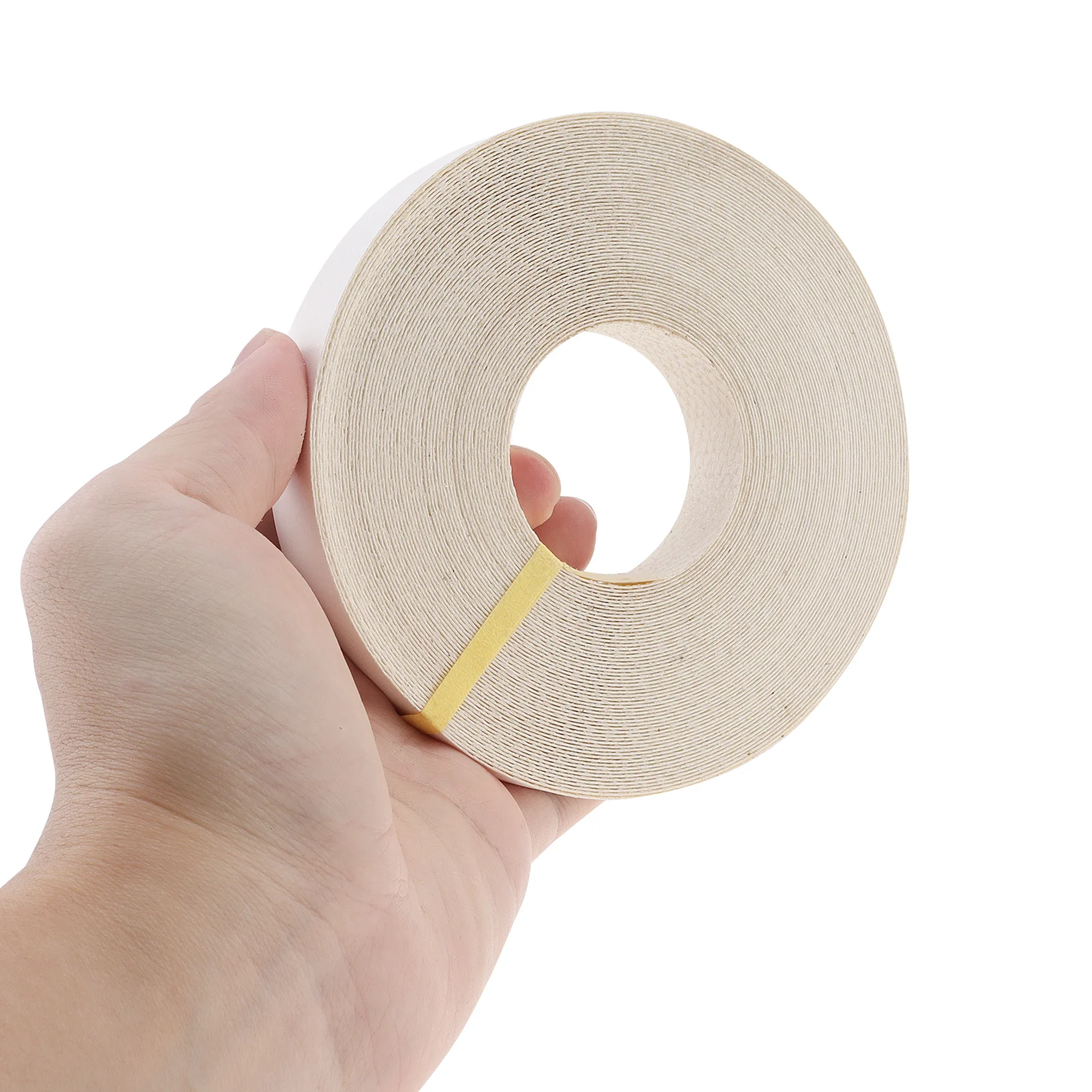 1.9 cm X 15m Hot Melt Adhesive Melamine Edge Banding Flexible Veneer Edging for Plywood Table / Cabinet, Pre-glued Veneer Edging