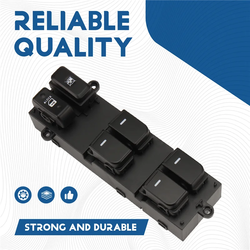 مفتاح التحكم في نافذة الطاقة 93570-2X100 أمامي يسار لكيا سول 2010- 2013 استبدال زر رفع الزجاج 935702X100WK