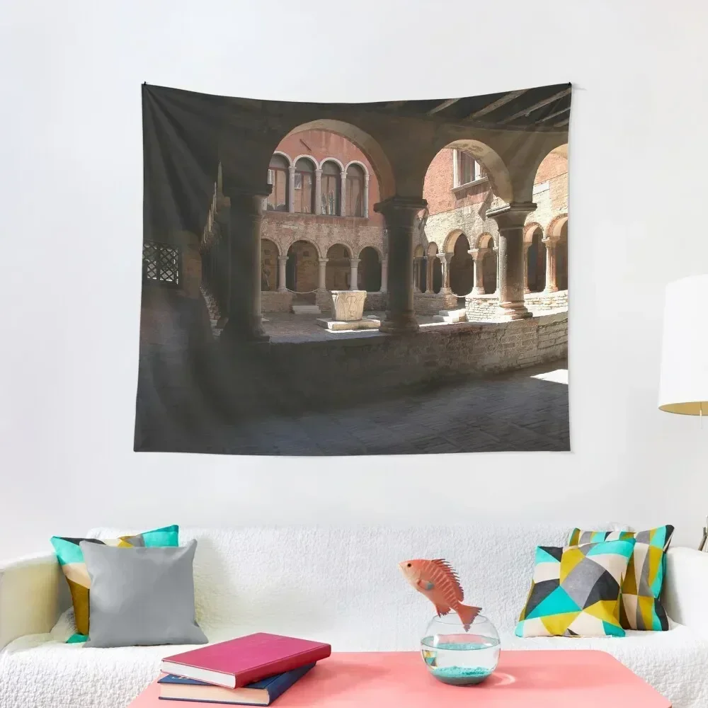 Cloister of Sant'Apollonia Tapestry Wall Art Wallpapers Home Decor Tapestry